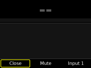 Tuner — no signal