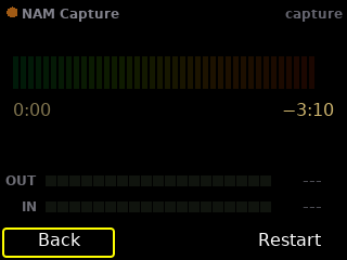 NAM Capture — aborted